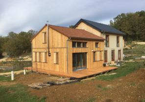 Maison bois bioclimatique