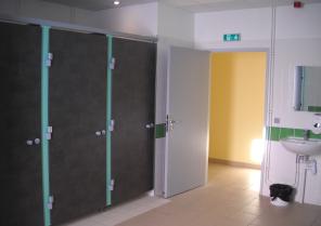 Aménagement intérieur vestiaires garçons