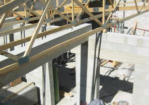 Chantier en cours de construction