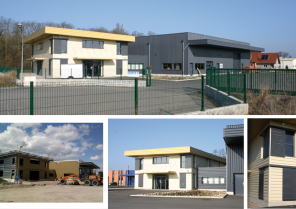 Construction d'un hall industriel et de bureaux