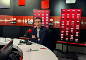 Christophe Millet sur le plateau de Sud radio