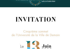Invitation 5e sommet de l'Université de la Ville de Demain