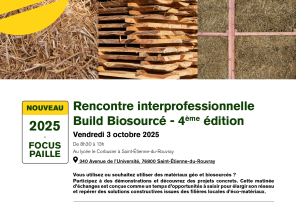 4ème édition de la rencontre interprofessionnelle B to B « Build Biosourcé »