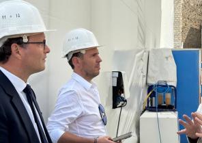 Visite du chantier de rénovation de la chapelle Notre-Dame de la consolation