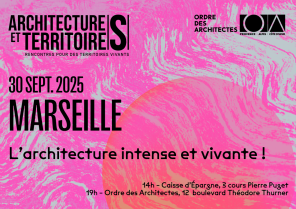 Visuel de l'événement L'architecture intense et vivante ! le 30 septembre 2025 à Marseille