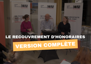 Rediffusion de la rencontre interprofessionnelle sur le recouvrement d’honoraires