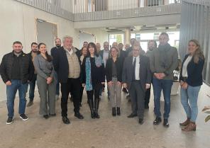 Photo de groupe des membres de l'Office BTP 84 en janvier 2026