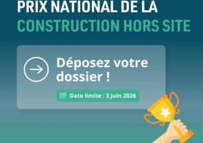 Le Prix National de la Construction Hors-Site 2026 est lancé.
