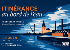 Visuel de la Réunion annuelle 2026 des architectes normands