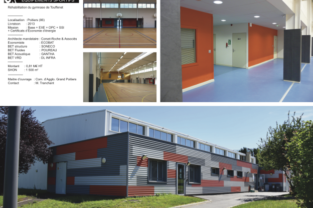 Gymnase de Touffenet à Poitiers