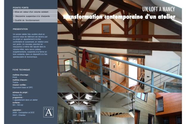 Un loft en ville