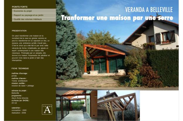 Etendre par une véranda