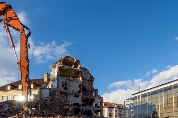 Démolition de bâtiment