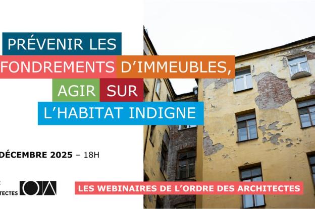 Webinaire « Prévenir les effondrements d’immeubles, agir sur l’habitat ? »
