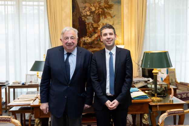 Gérard Larcher et Christophe Millet