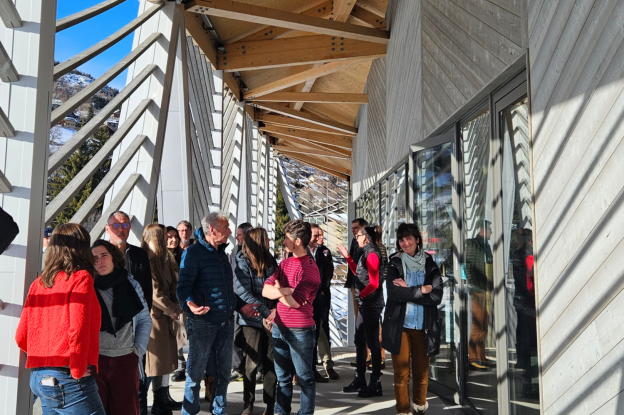 Visite de la nouvelle salle Omnisport de Briançon