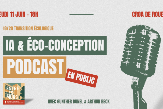 Le CROA Normandie organise un « 18/20 de la transition écologique » sur l'IA & l'éco‑conception le jeudi 11 novembre 2026 à Rouen.