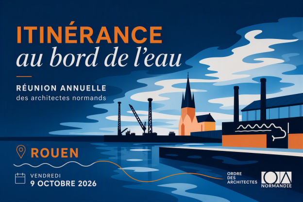 Visuel de la Réunion annuelle 2026 des architectes normands