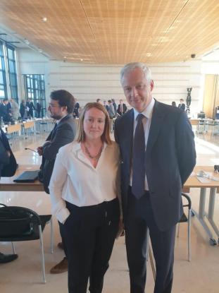 Christine Leconte et Bruno Le Maire Christine Leconte et Bruno Le Maire