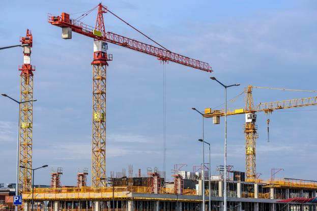 Grues chantier