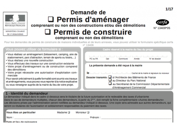 Permis de construire et d’aménager