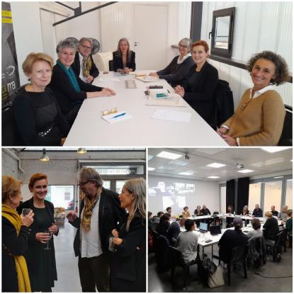 Déplacement du Conseil à Poitiers - rencontre avec Léonore Moncond'huy Déplacement du Conseil à Poitiers - rencontre avec Léonore Moncond'huy