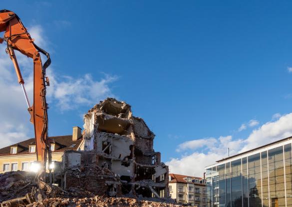 Démolition de bâtiment