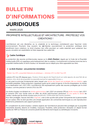 Bulletin d'Informations Juridiques - CROA HDF