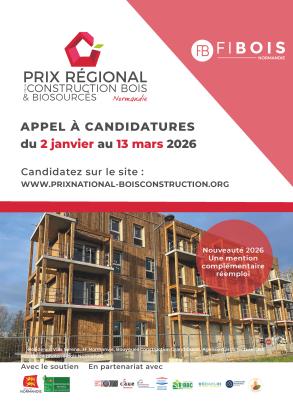 Prix Régional de la Construction Bois et Biosourcés Normandie 2026