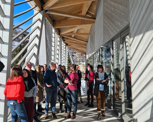 Visite de la nouvelle salle Omnisport de Briançon
