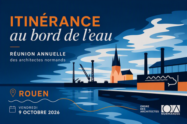 Visuel de la Réunion annuelle 2026 des architectes normands