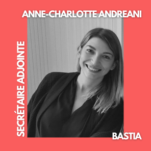 Anne-Charlotte Andreani secrétaire adjointe